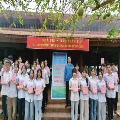 ĐƯỜNG AN: TỔ CHỨC LỄ KẾT NẠP ĐOÀN VIÊN MỚI NĂM 2026 